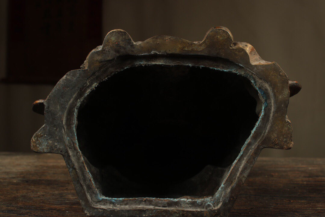 Chinese antique pure copper infinite mother