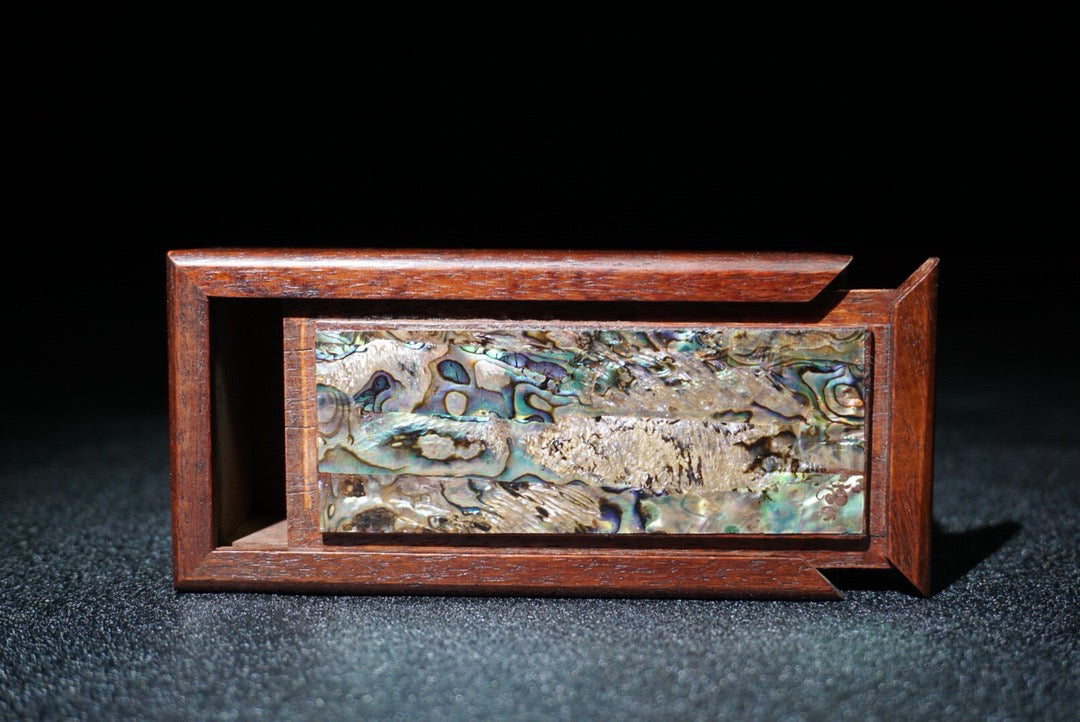 Chinese antique rosewood jewelry box