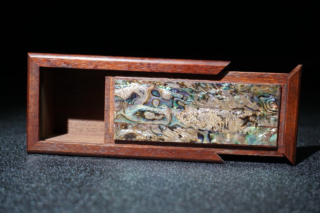 Chinese antique rosewood jewelry box