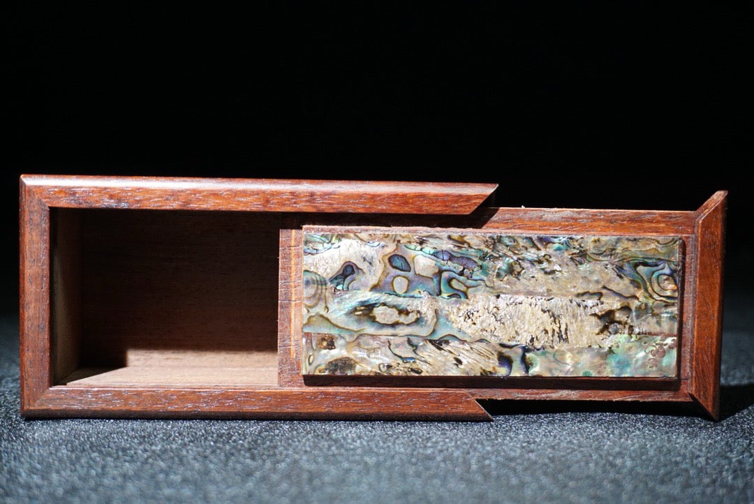 Chinese antique rosewood jewelry box