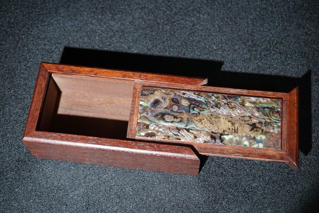 Chinese antique rosewood jewelry box