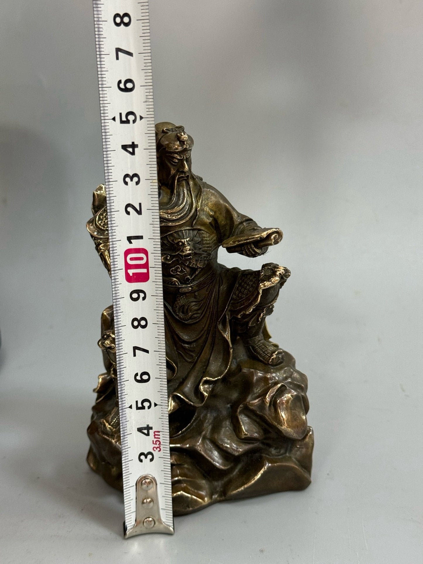Pure copper antique Mount Guan Gong