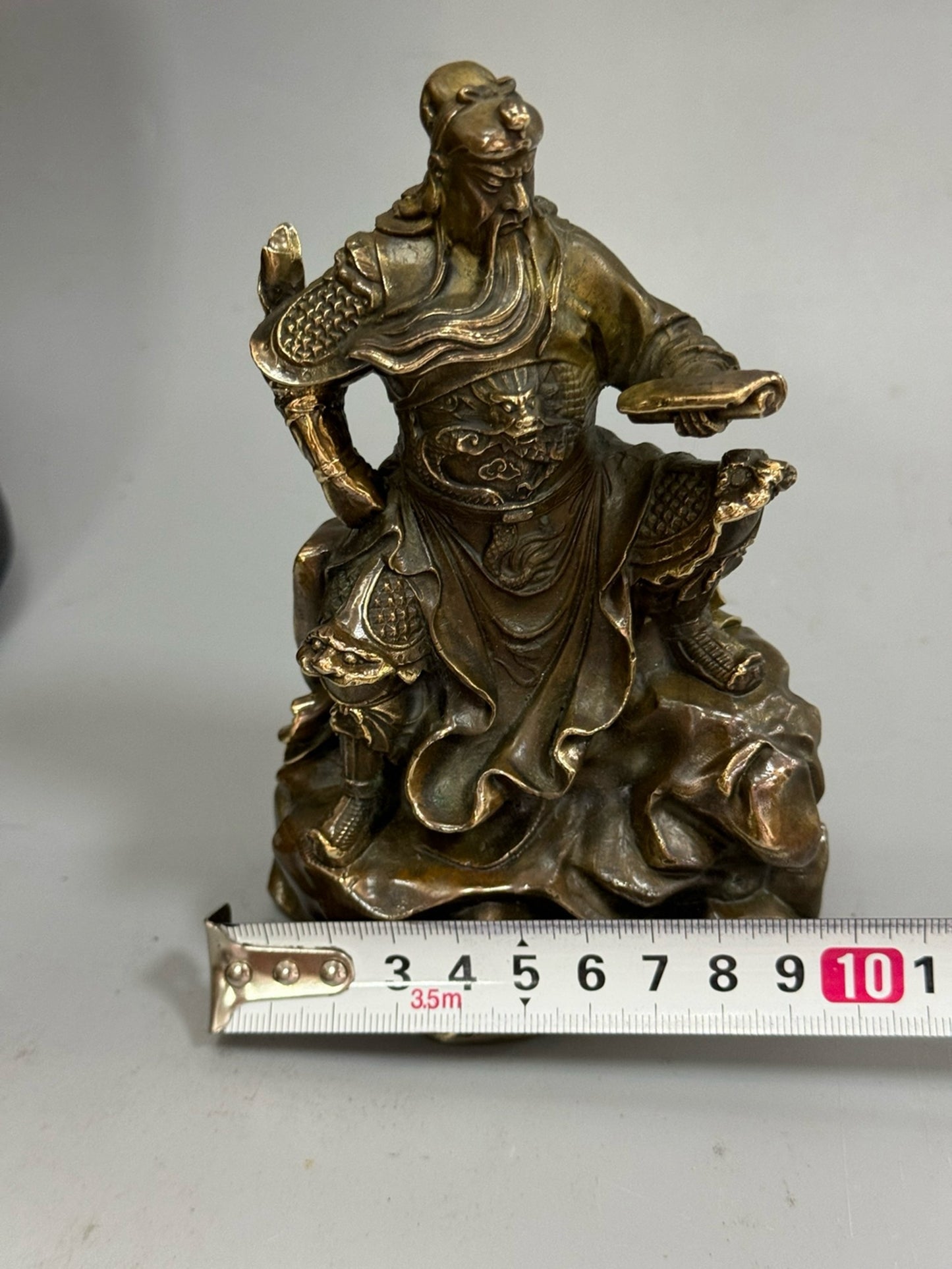 Pure copper antique Mount Guan Gong