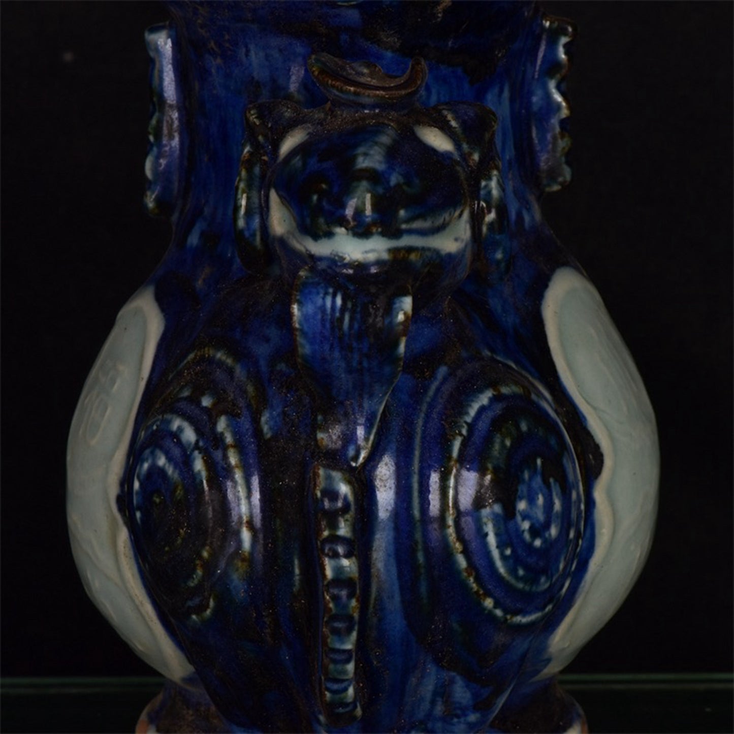 Chinese Antique Double Sheep Zun
