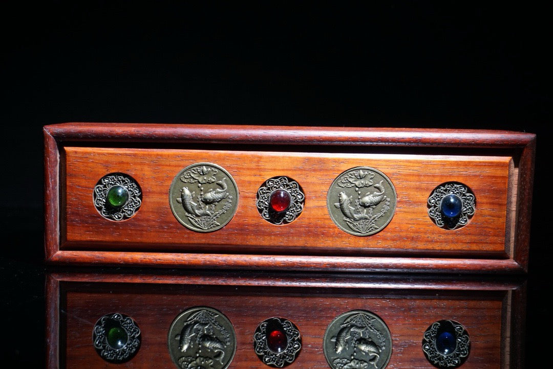 Chinese antique rosewood long box