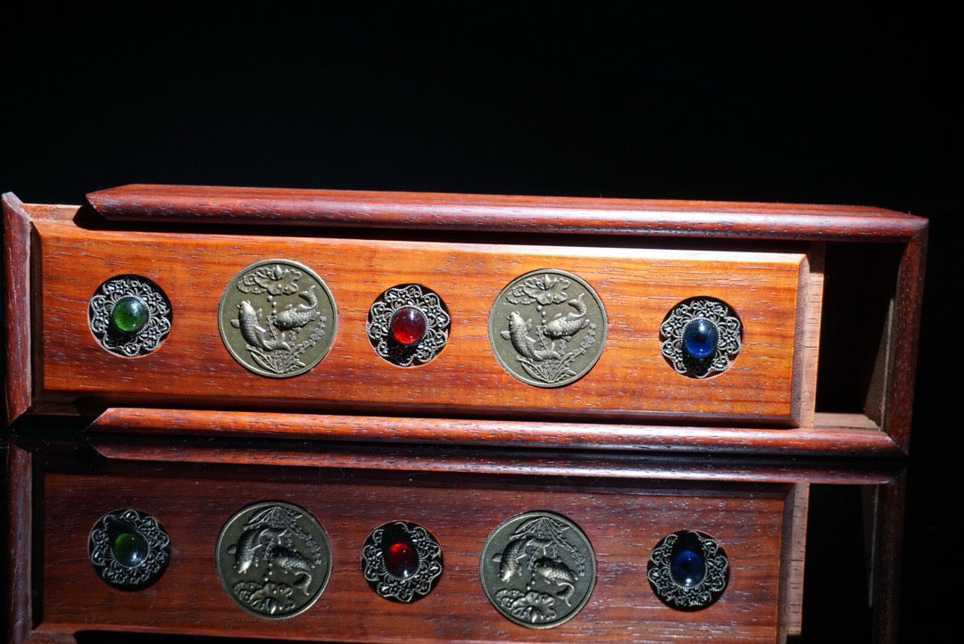 Chinese antique rosewood long box