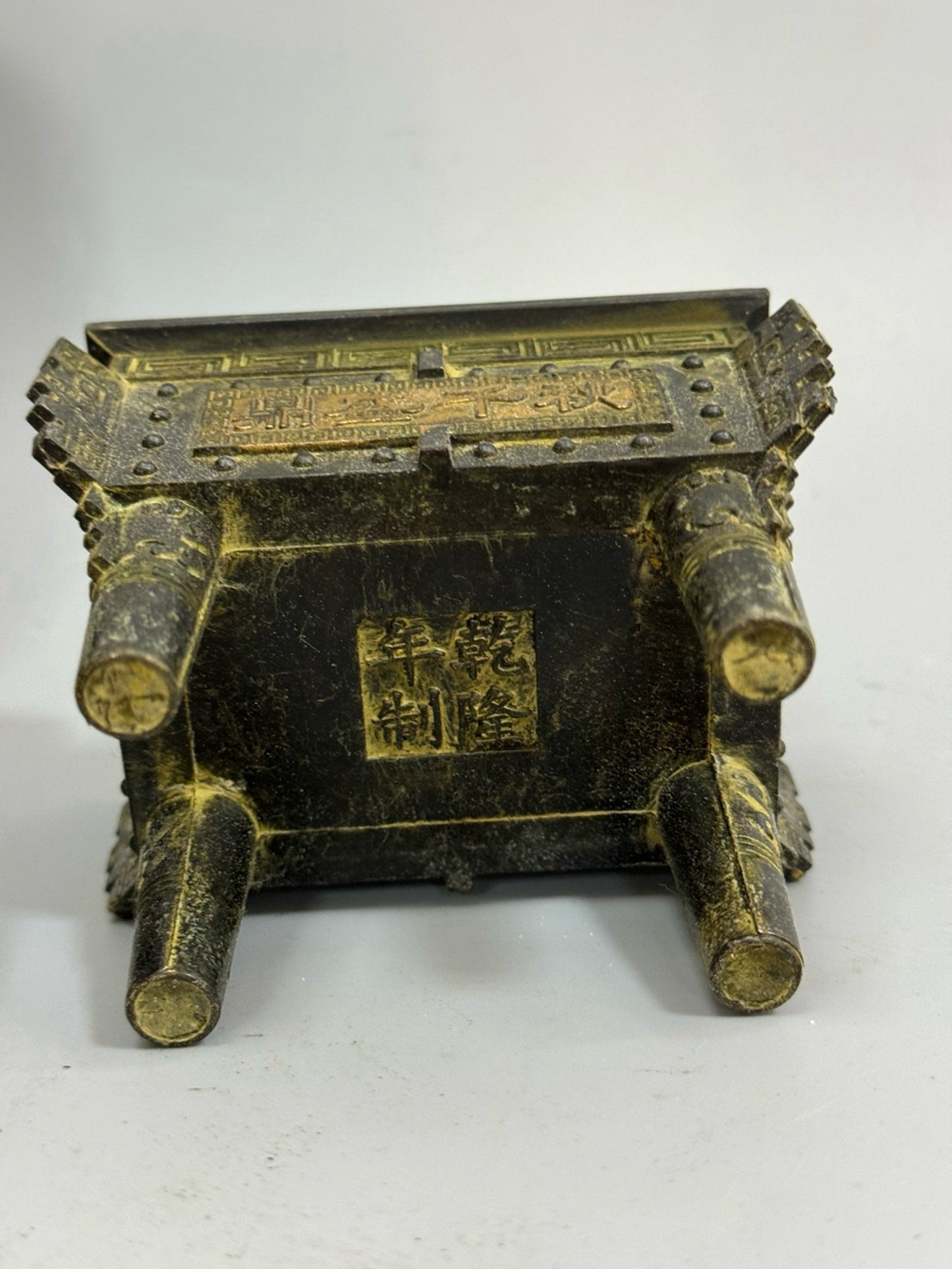 Pure copper antique gilded cauldron