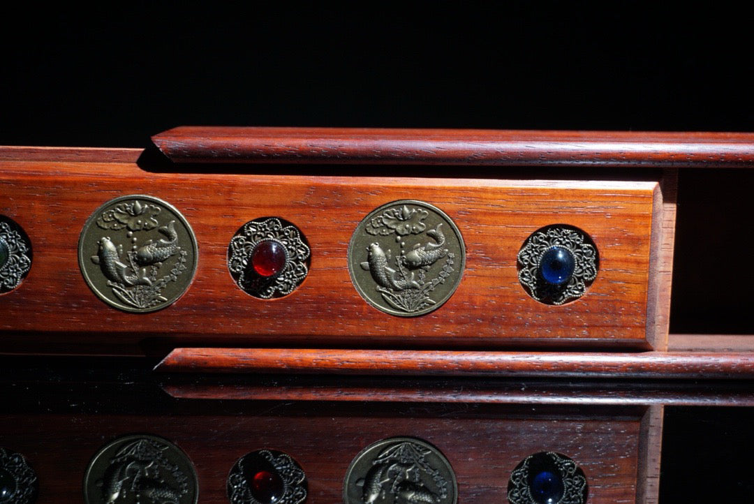 Chinese antique rosewood long box
