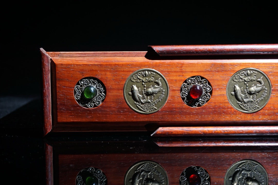 Chinese antique rosewood long box