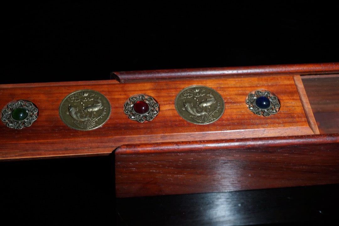 Chinese antique rosewood long box