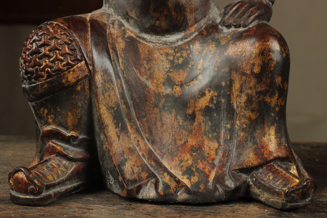 Chinese antique pure copper Guan Gong
