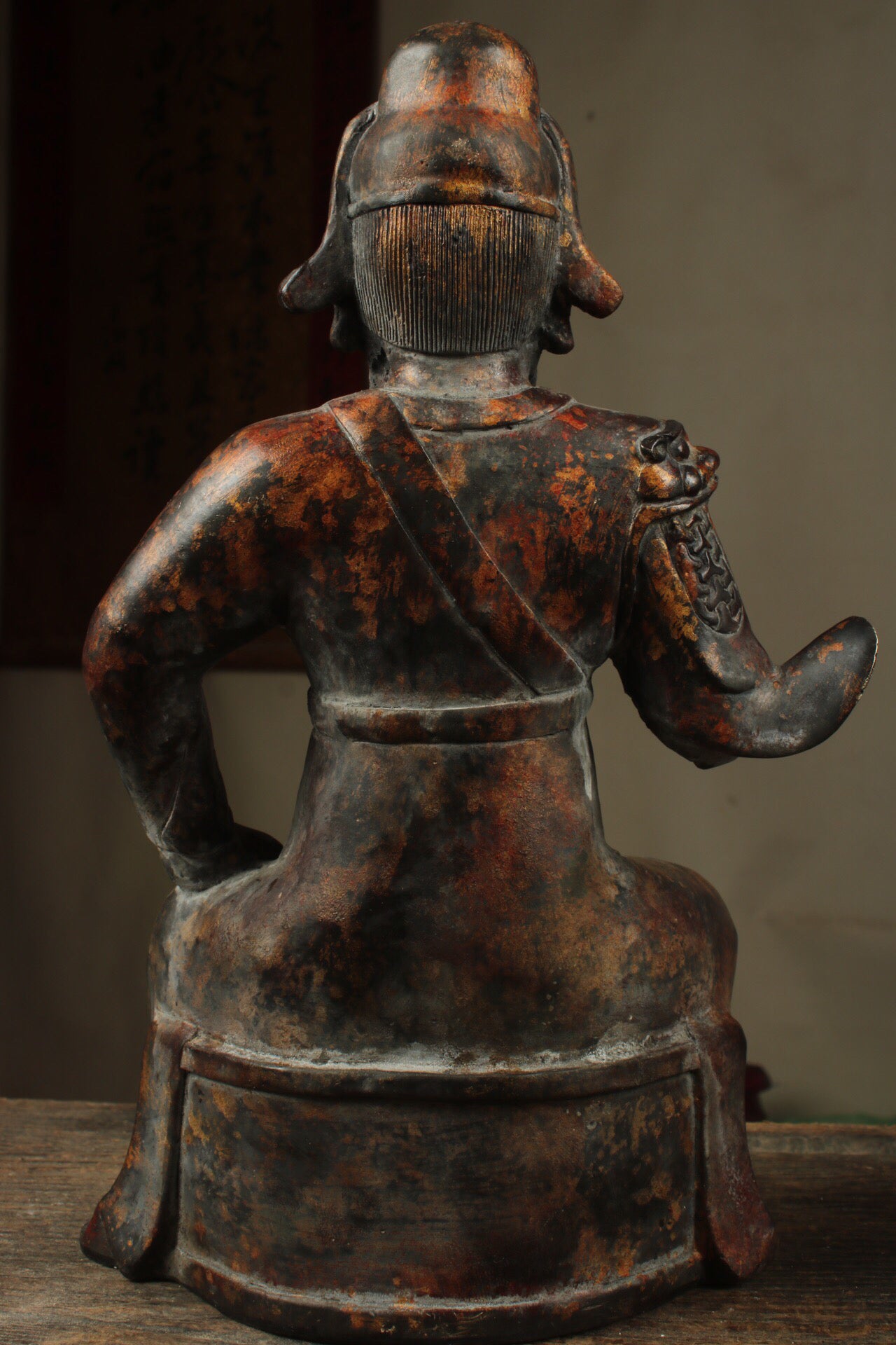 Chinese antique pure copper Guan Gong