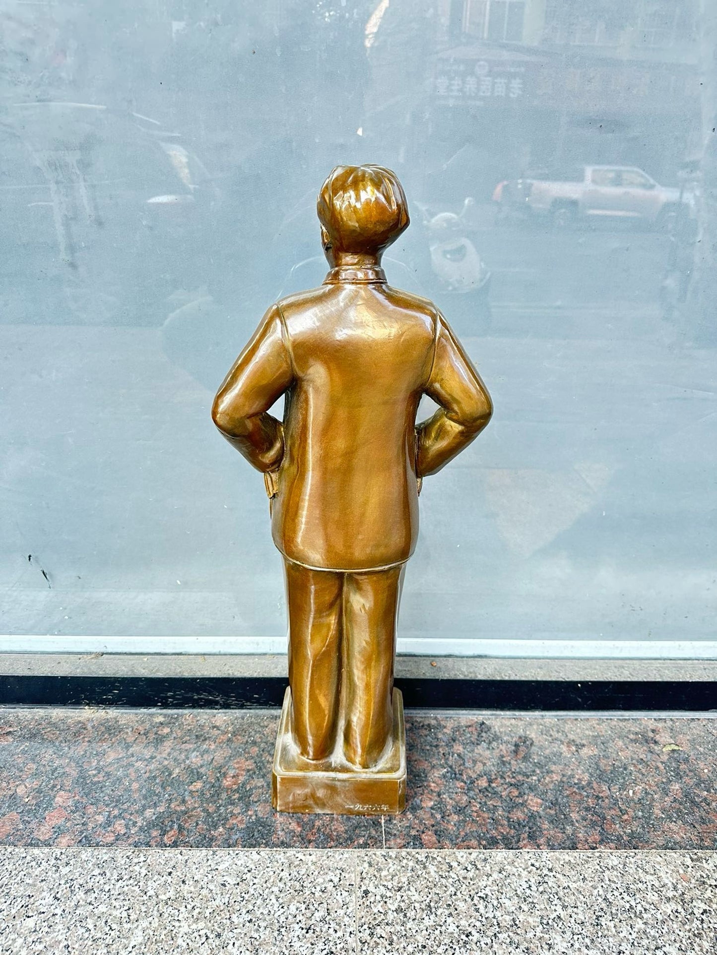Pure copper antique character statues