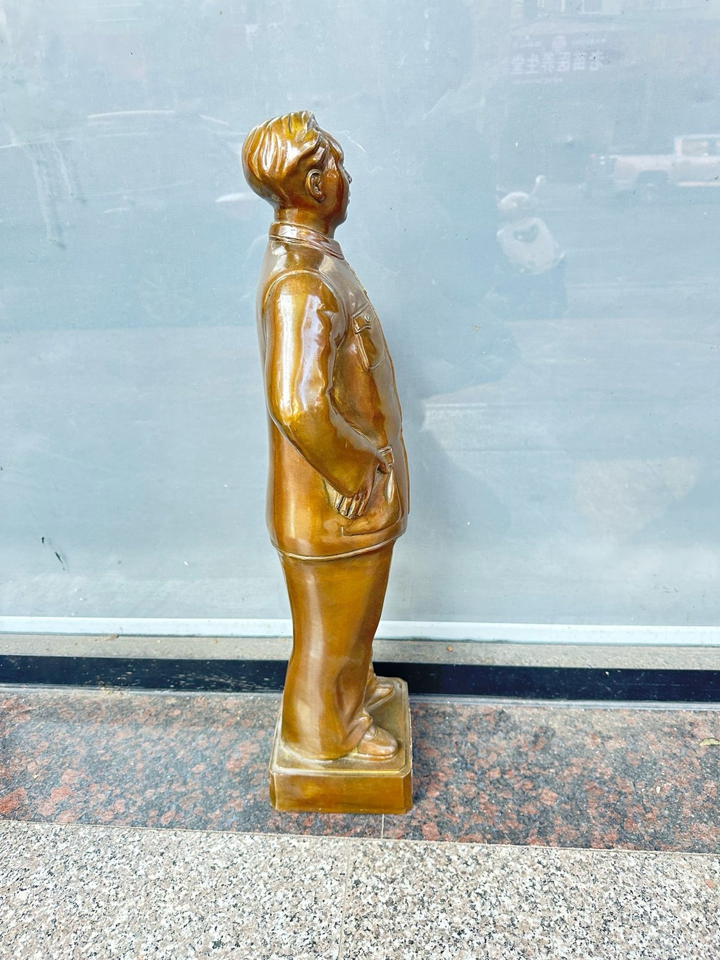 Pure copper antique character statues