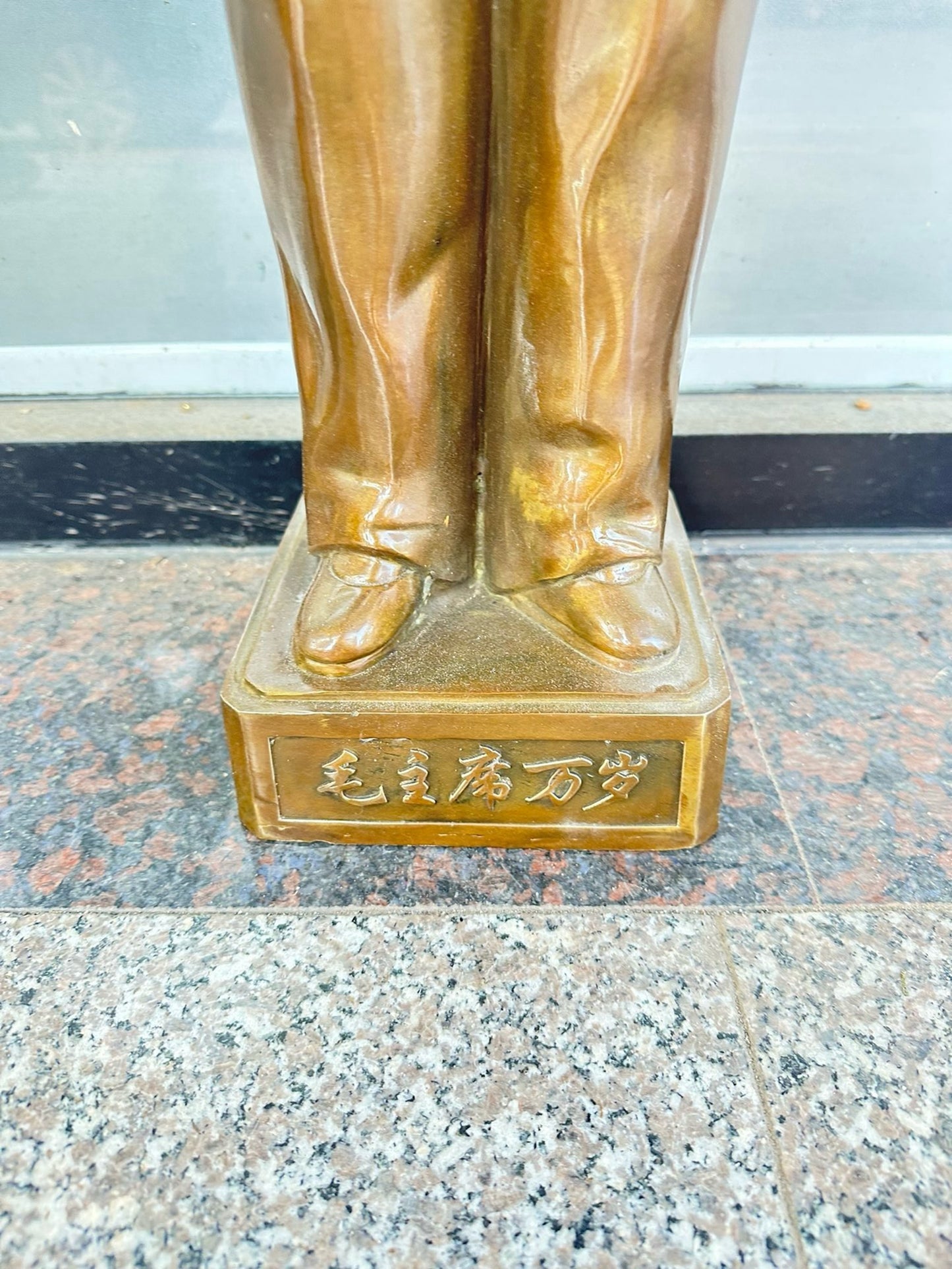 Pure copper antique character statues