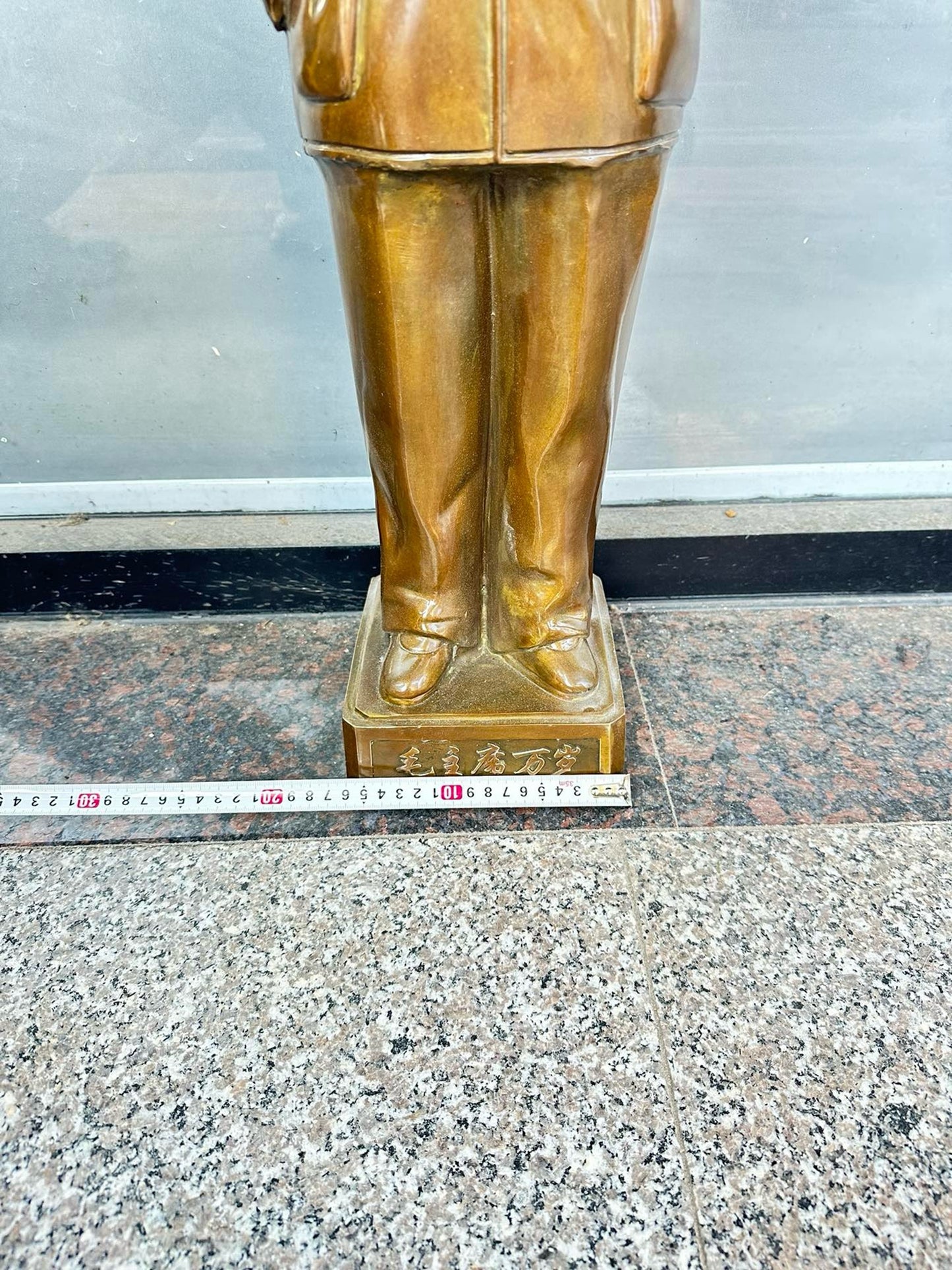Pure copper antique character statues
