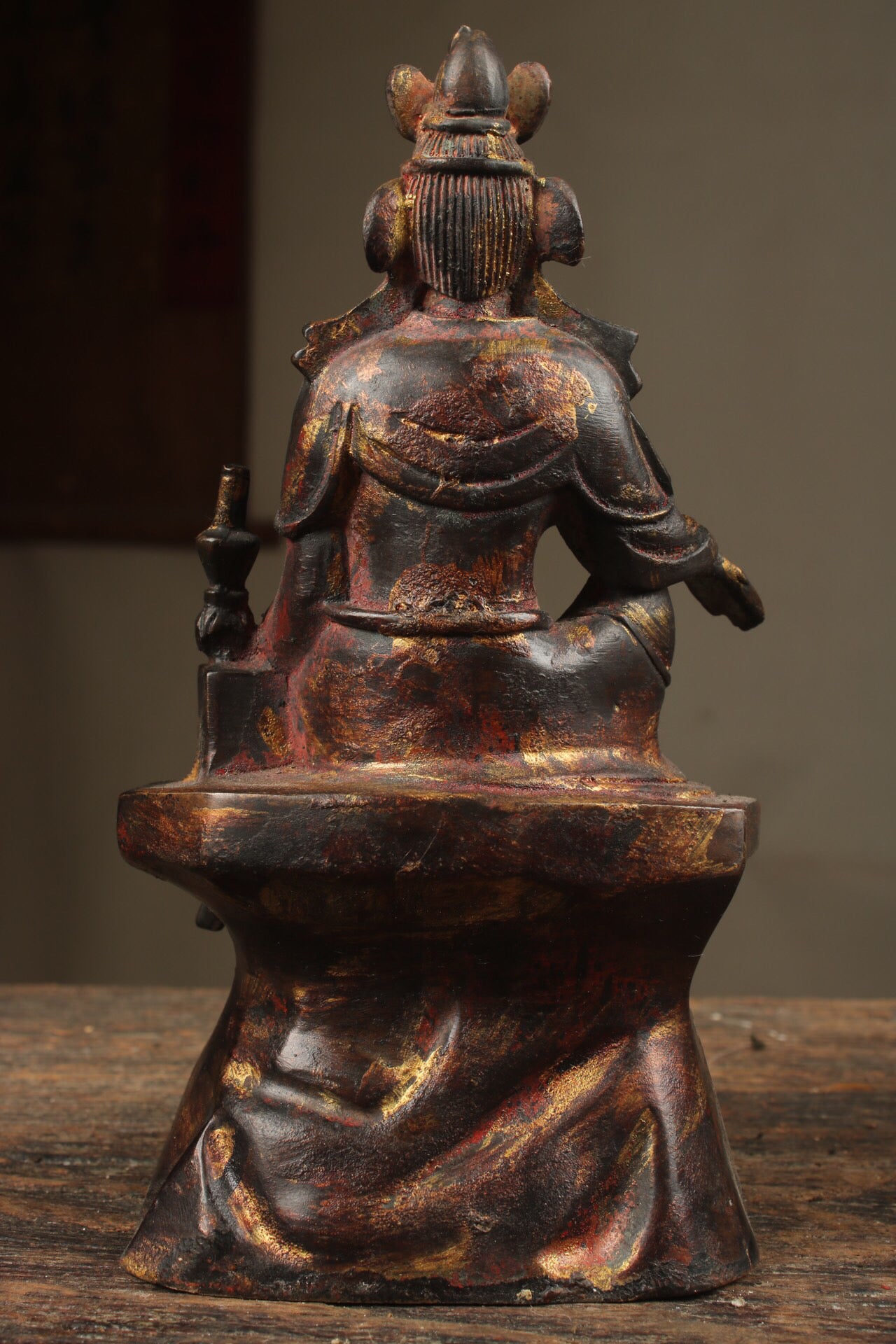Chinese antique pure copper Guanyin