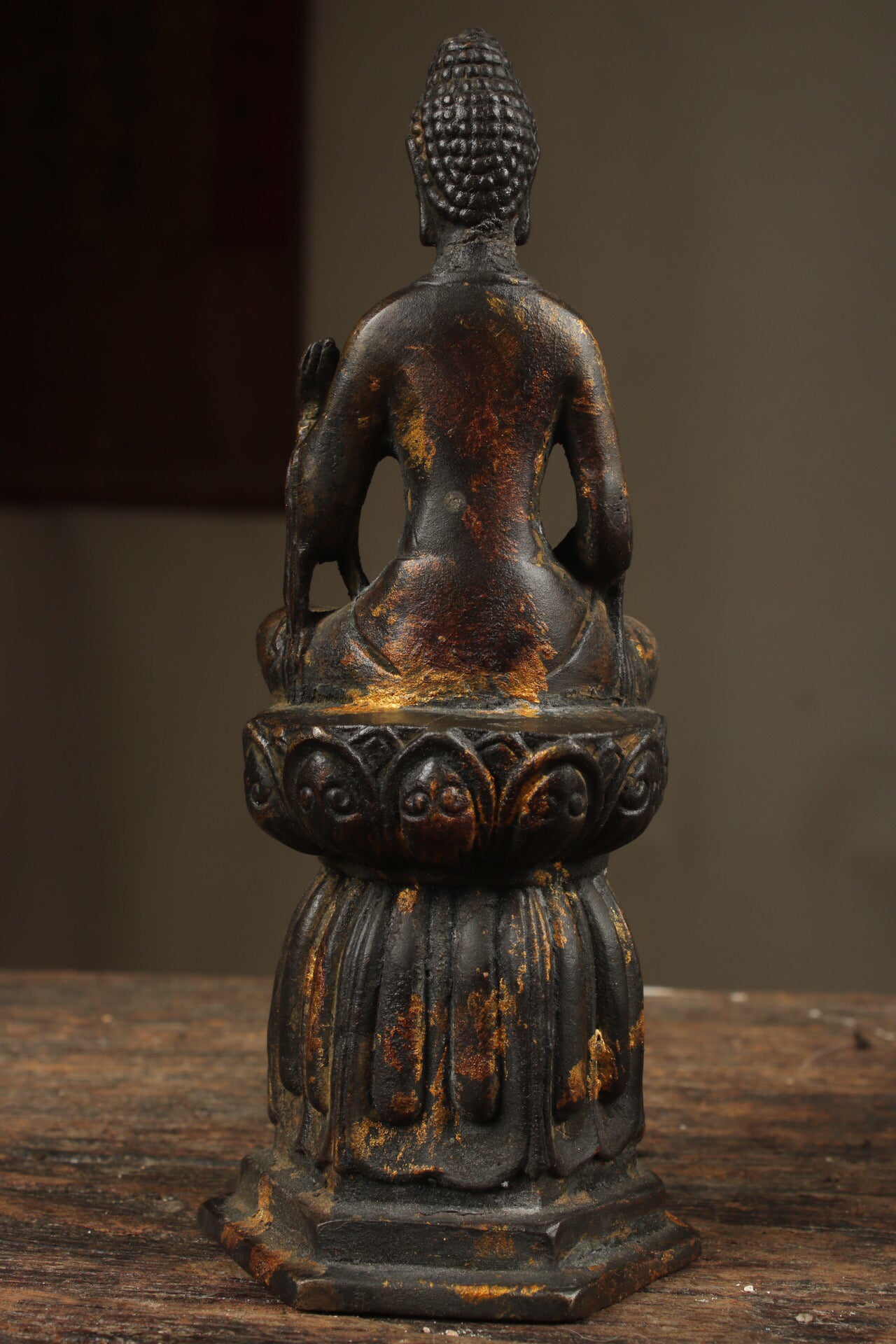 Chinese antique pure copper Buddha statue