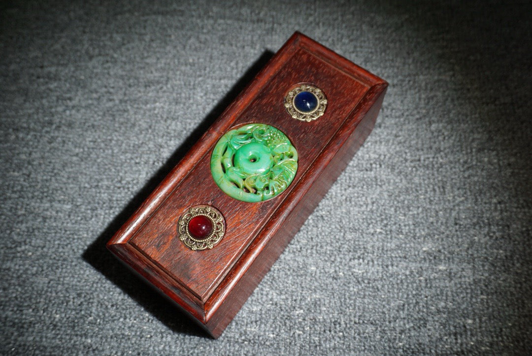 Chinese antique rosewood sliding box