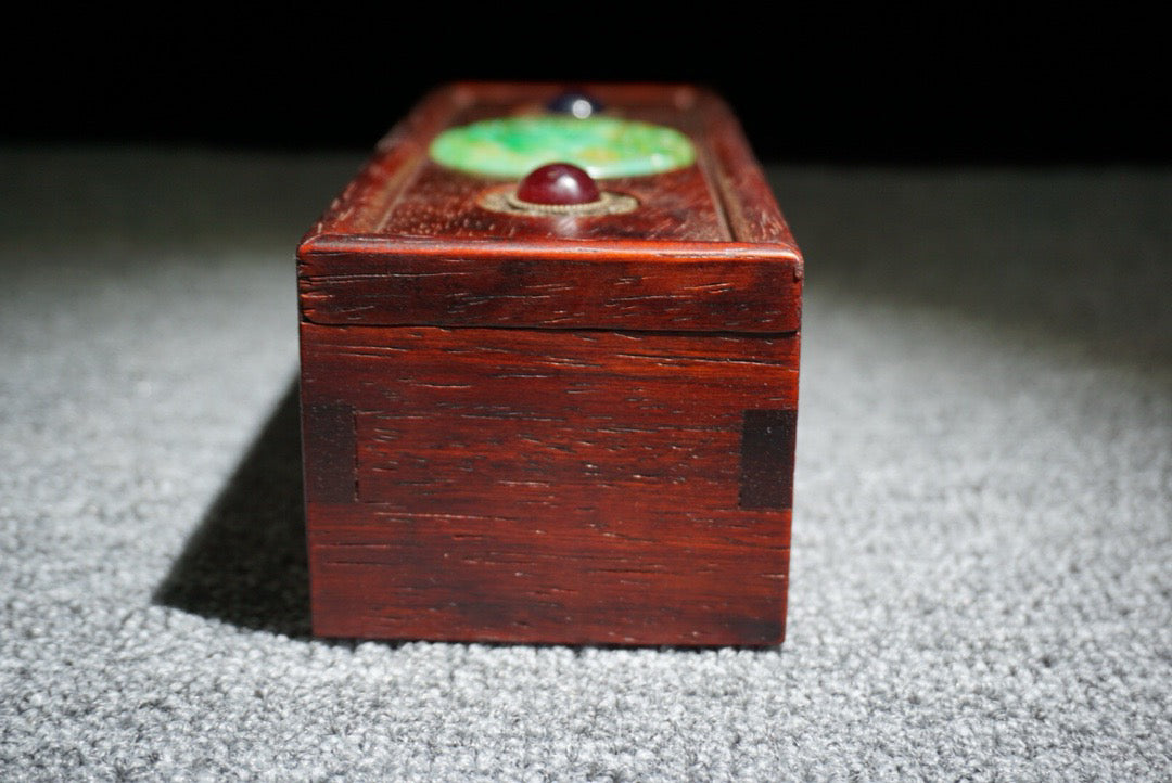 Chinese antique rosewood sliding box