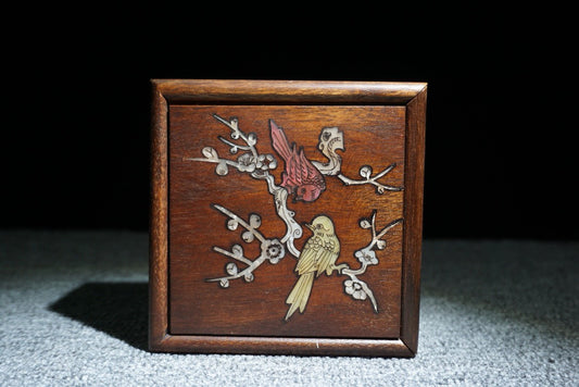 Chinese antique rosewood sliding box