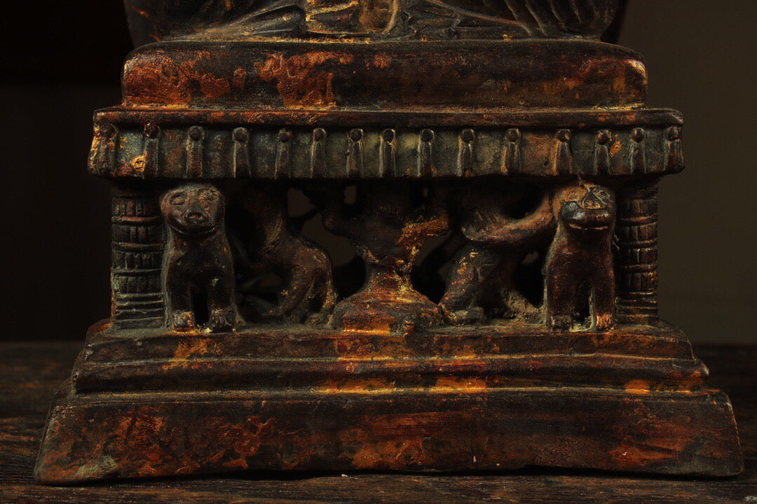 Chinese antique pure copper Buddha statue