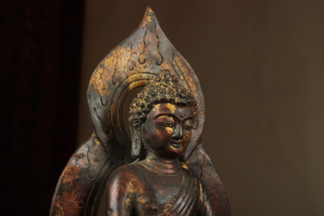 Chinese antique pure copper Buddha statue