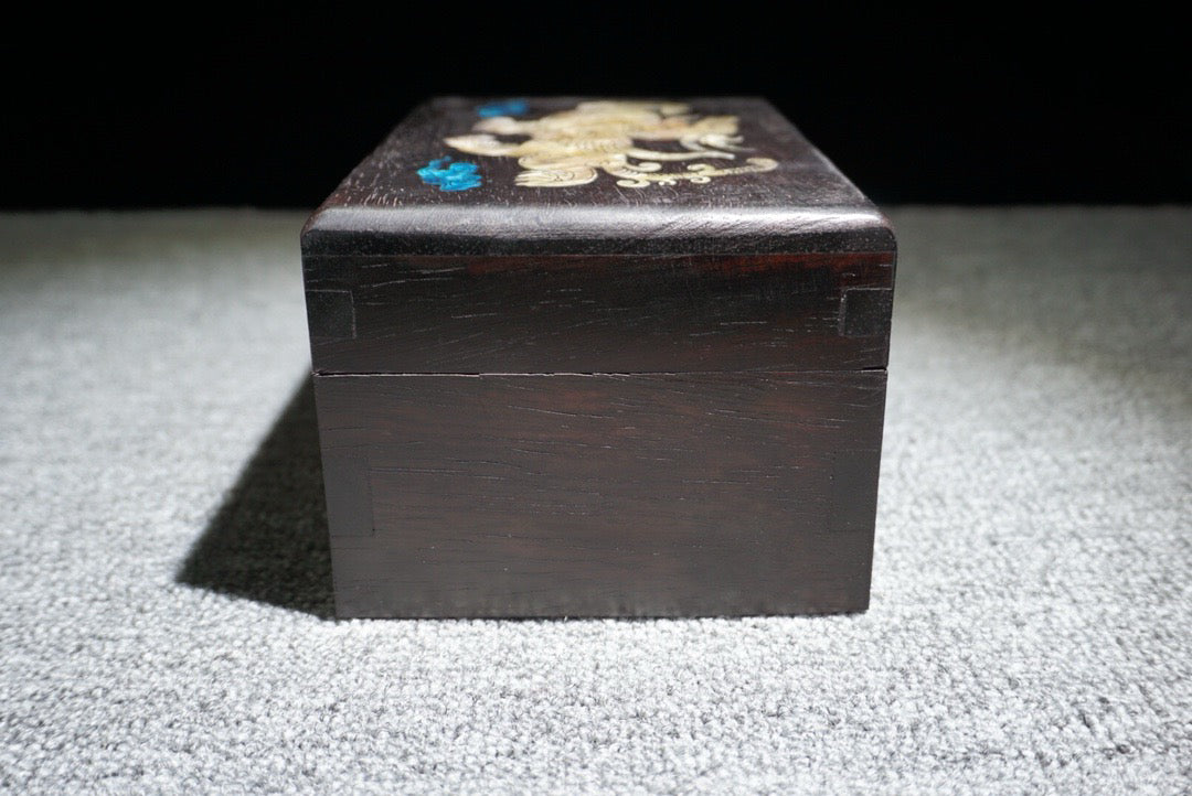 Chinese antique rosewood jewelry box