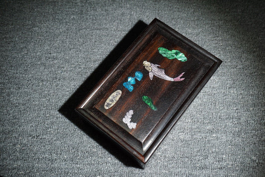 Chinese antique rosewood sliding box