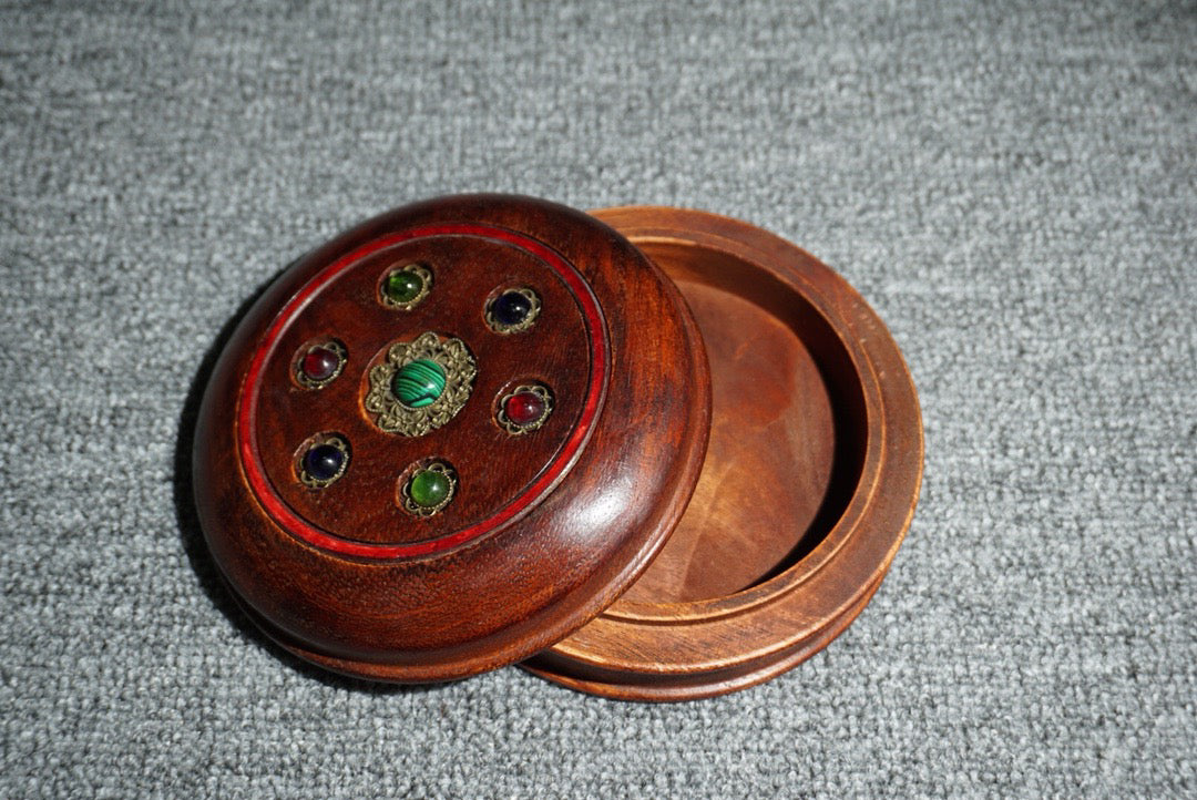 Chinese antique rosewood jewelry box