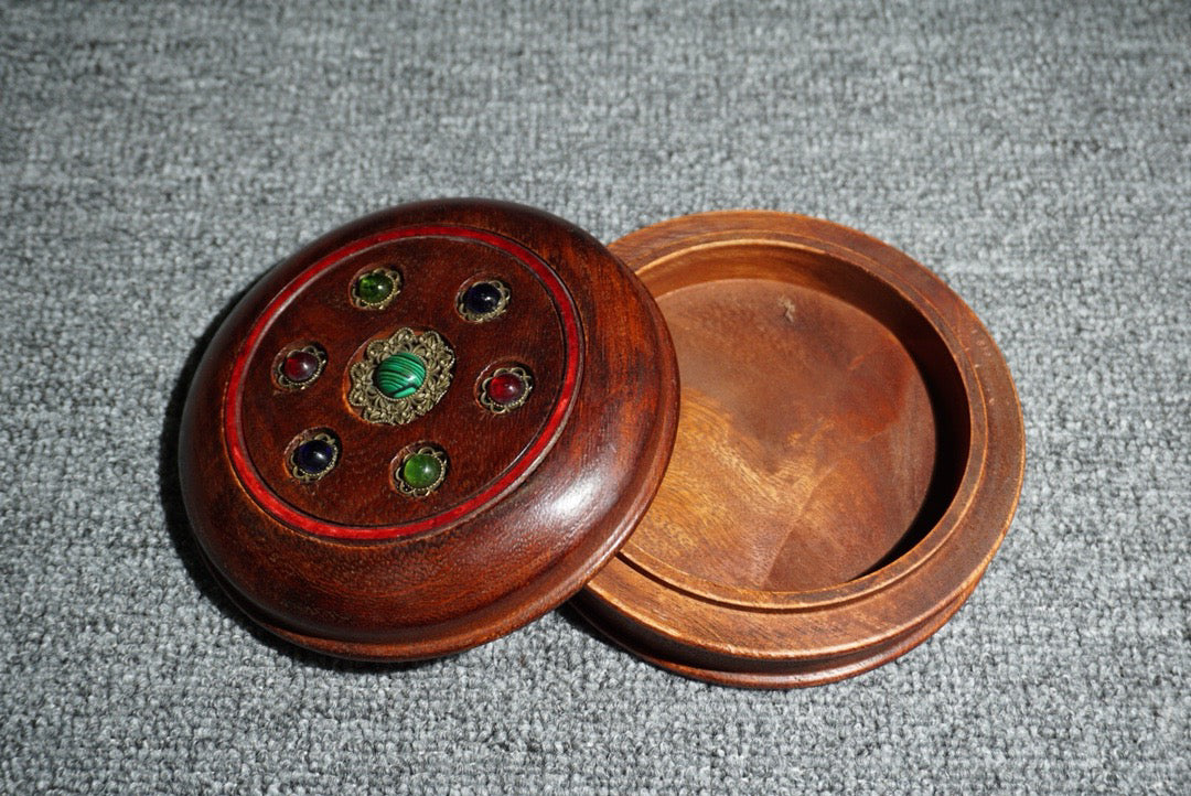 Chinese antique rosewood jewelry box