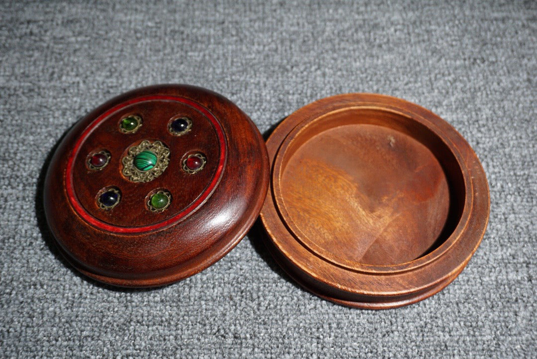 Chinese antique rosewood jewelry box