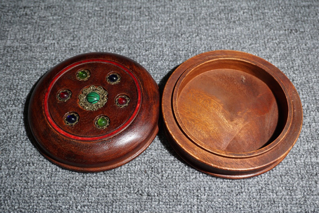 Chinese antique rosewood jewelry box
