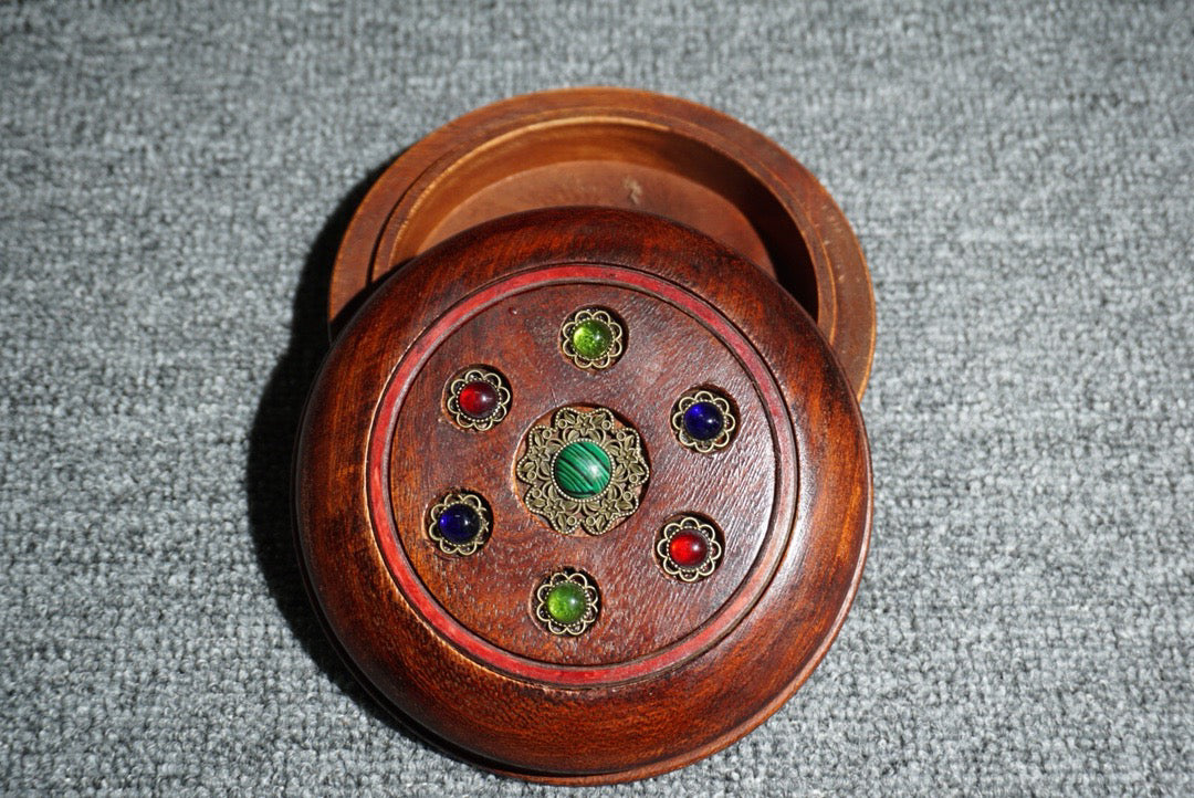 Chinese antique rosewood jewelry box