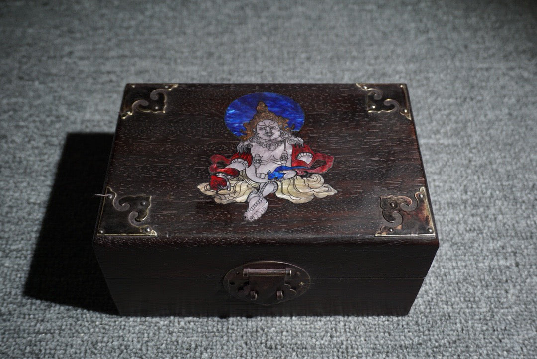 Chinese antique rosewood jewelry box
