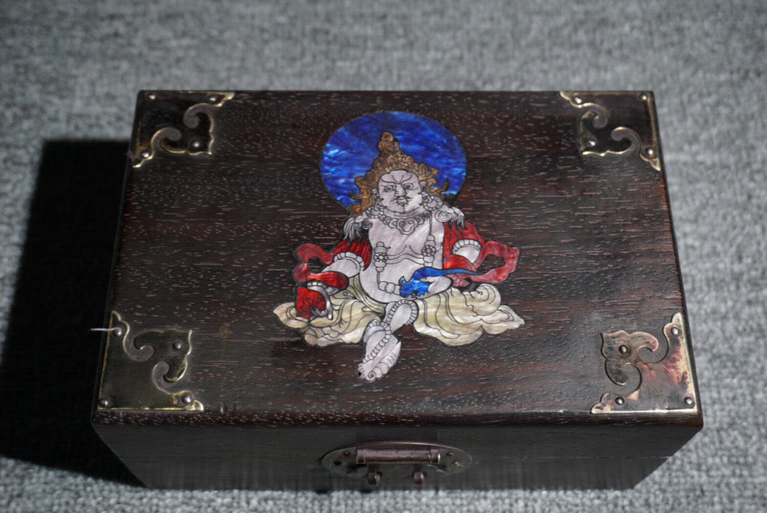 Chinese antique rosewood jewelry box