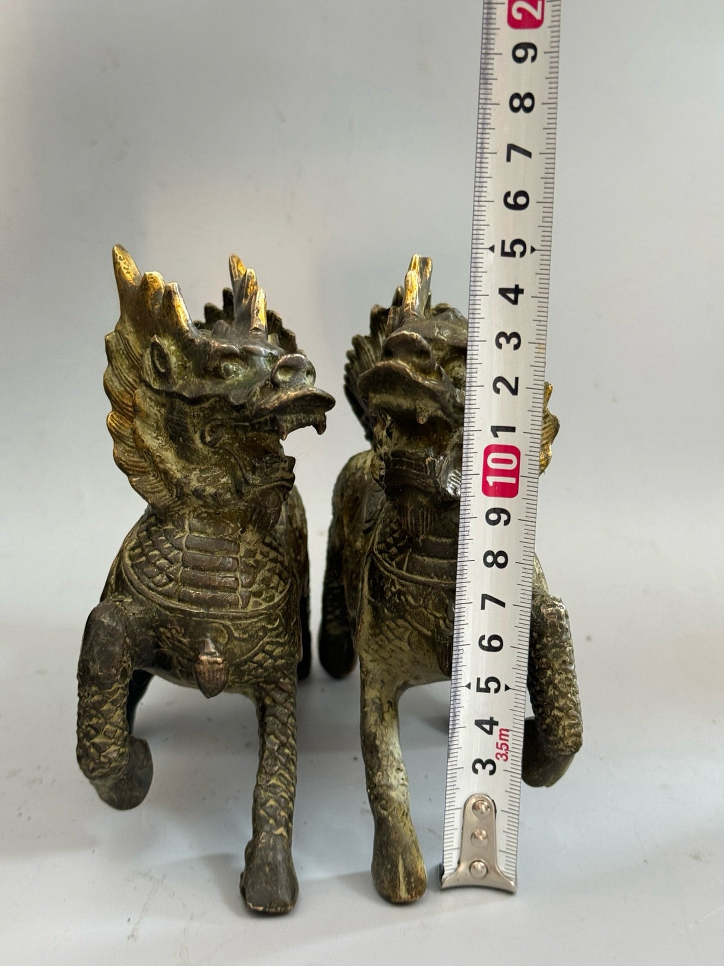 Pure copper gilded qilin