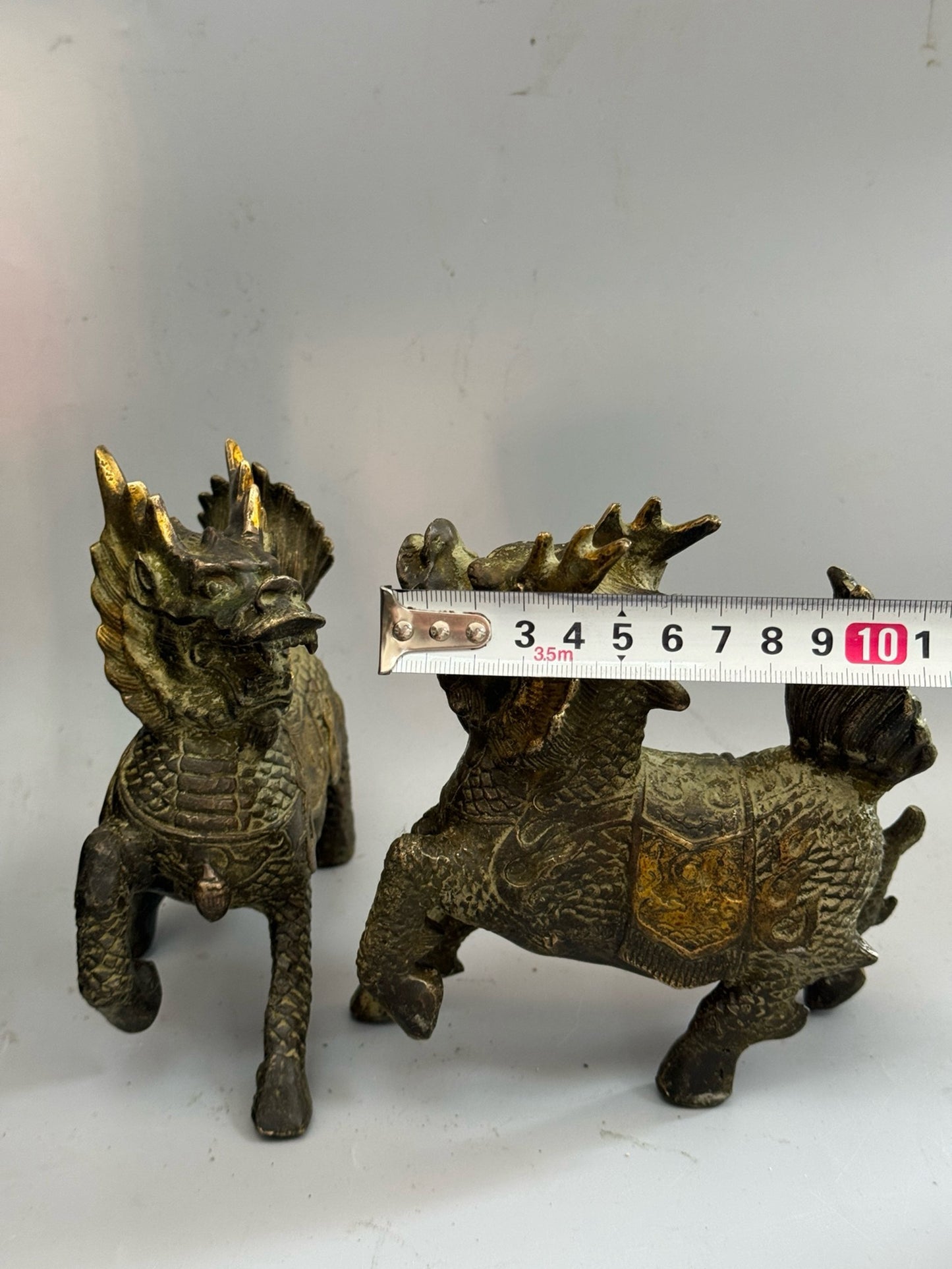 Pure copper gilded qilin