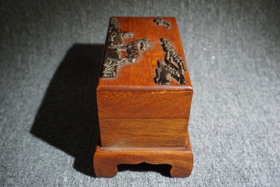 Chinese antique rosewood jewelry box