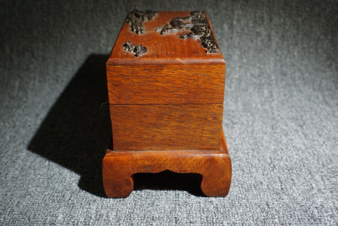 Chinese antique rosewood jewelry box