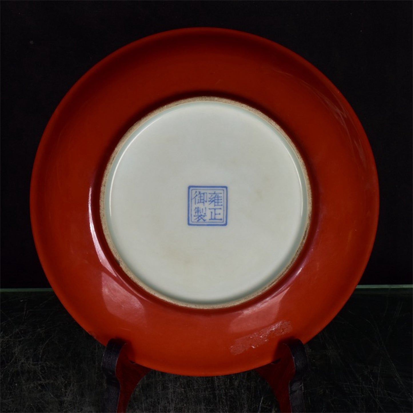 Chinese antique imperial pink plum blossom pattern Shang Pan