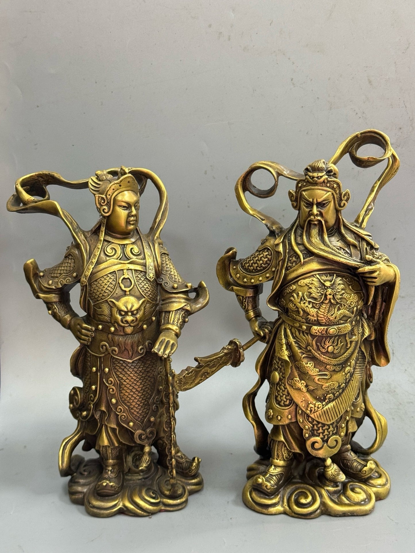 Pure copper craftsman Guan Yu
