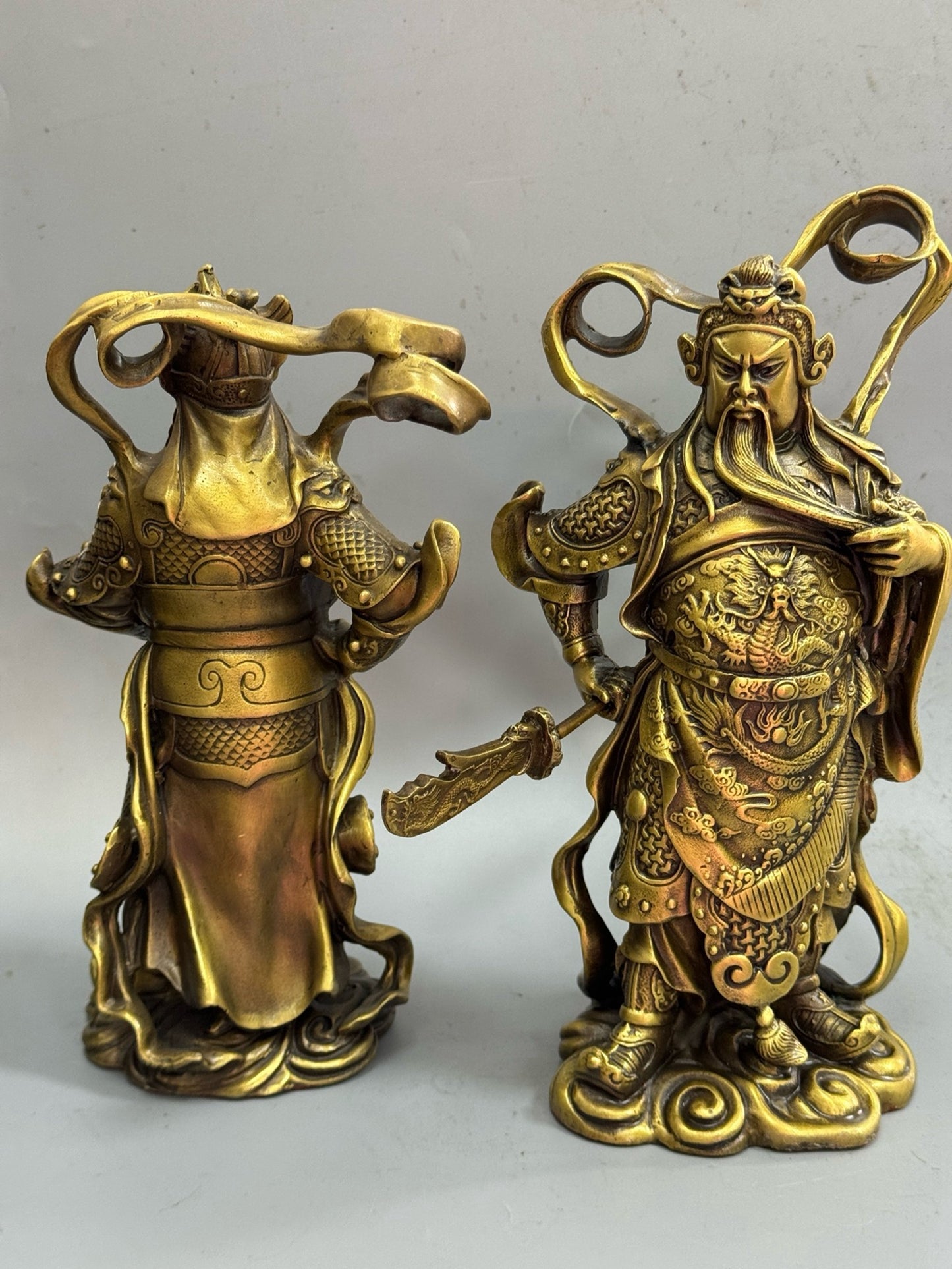 Pure copper craftsman Guan Yu