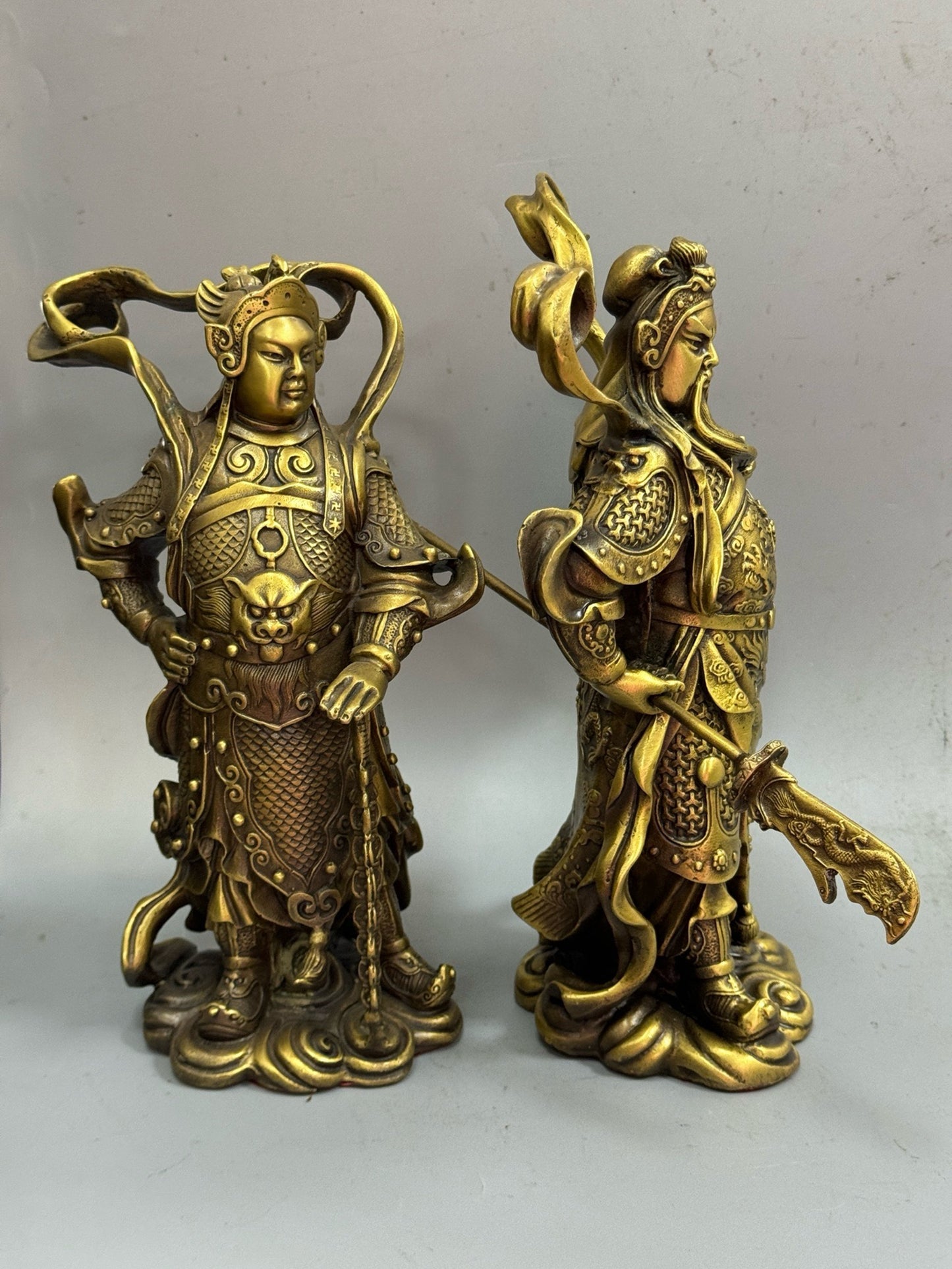 Pure copper craftsman Guan Yu
