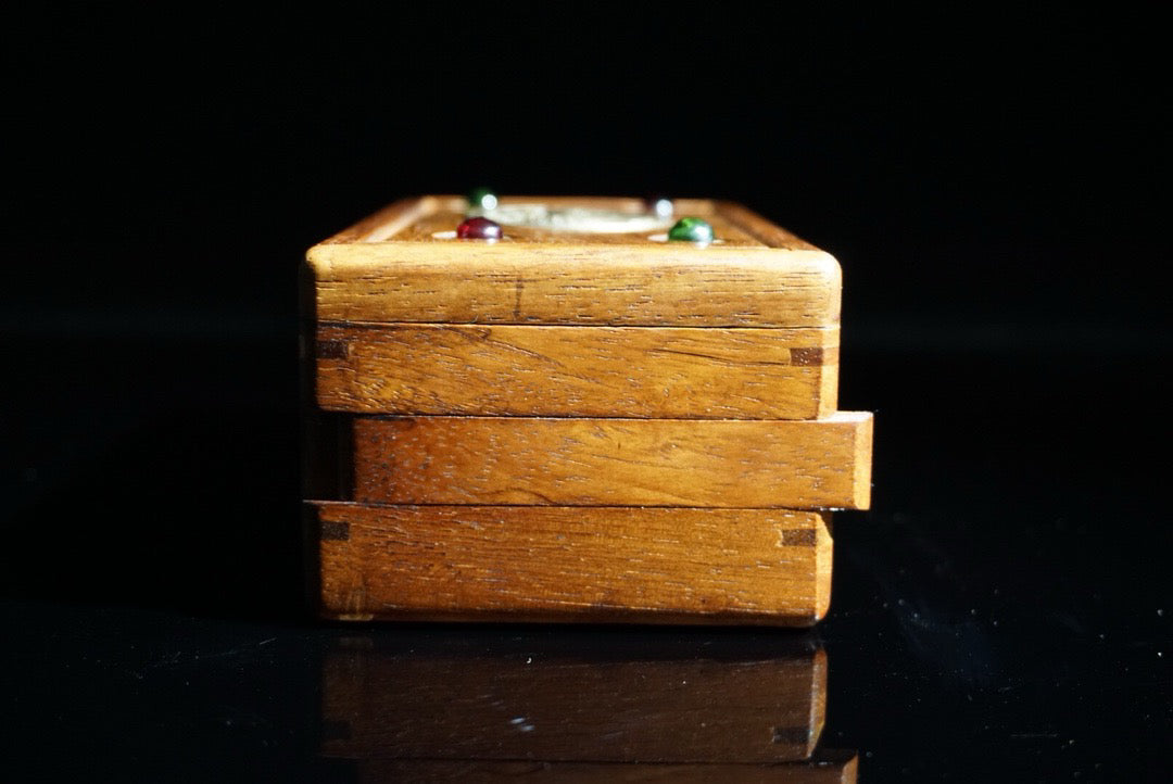 Chinese antique rosewood mechanism box