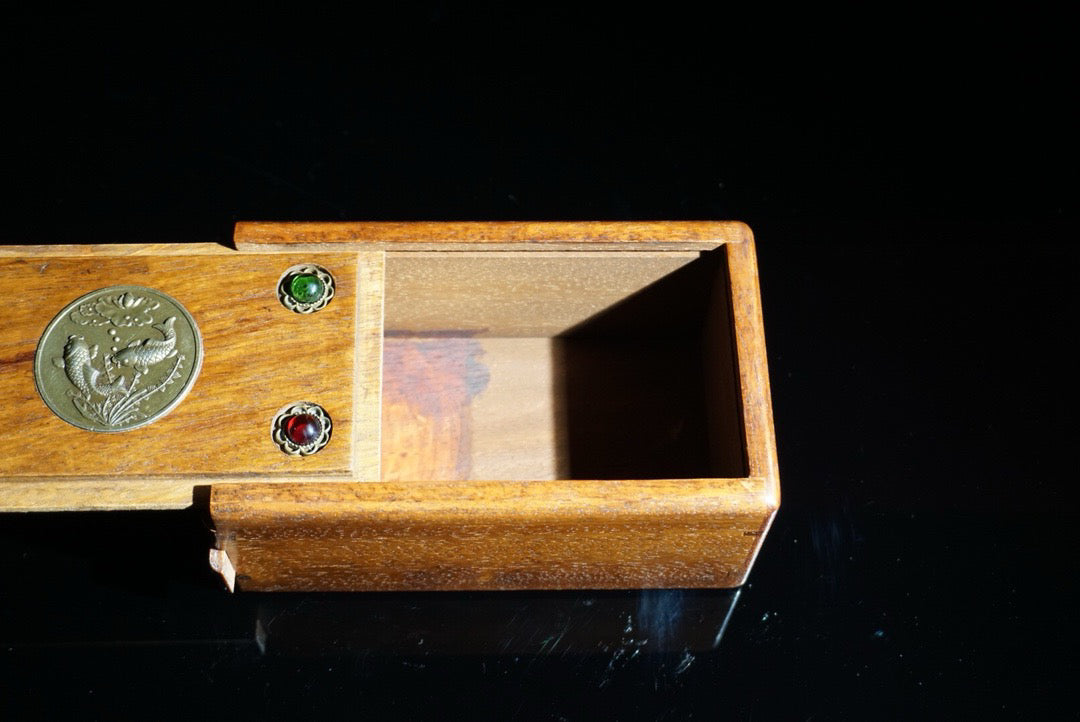 Chinese antique rosewood mechanism box