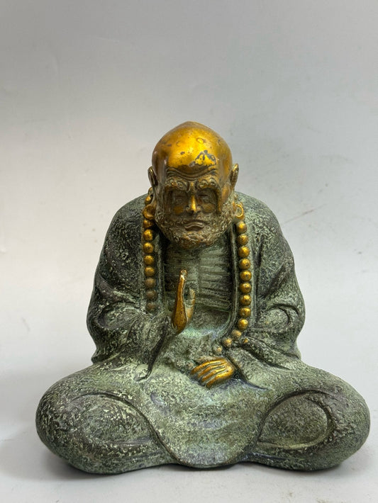 Pure copper antique gilded Dharma