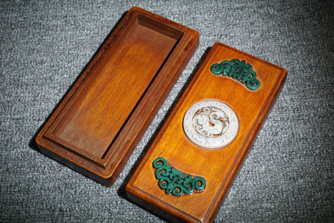Chinese antique rosewood jewelry box