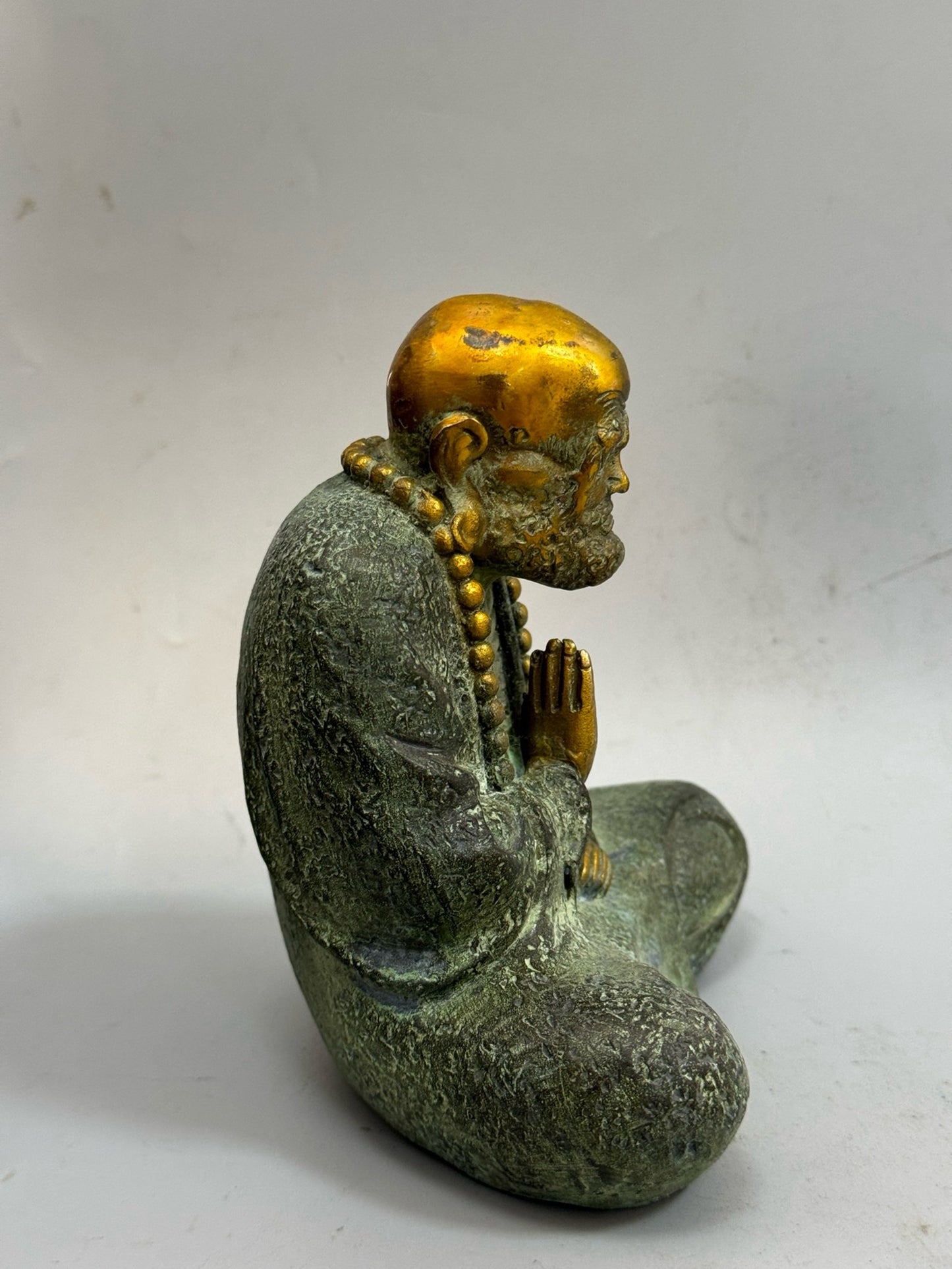 Pure copper antique gilded Dharma