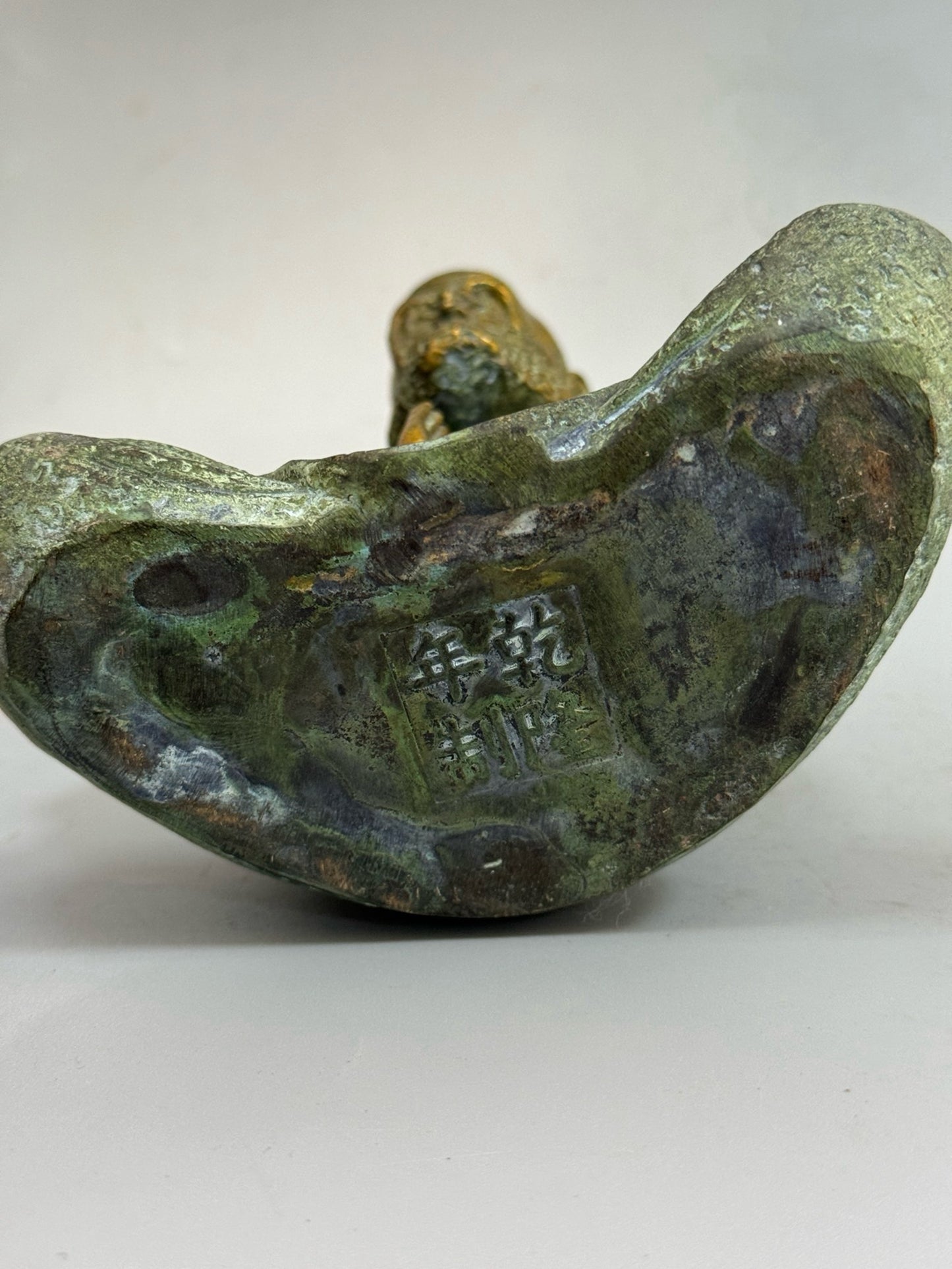 Pure copper antique gilded Dharma